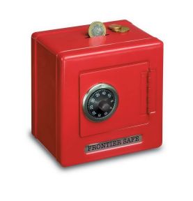 Sejf skarbonka - czerwona