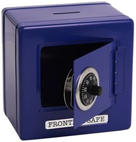 Sejf skarbonka - niebieska