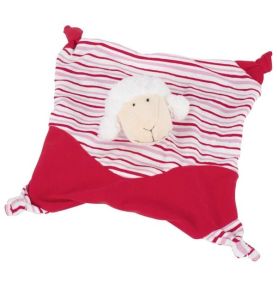 Przytulanka dla dziecka czerwona owieczka