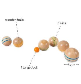 BS Toys, Boccia/Boule/Kule drewniane