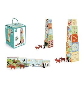 Scratch, Piramida edukacyjna DZIKIE ZWIERZĘTA (5 elementów)