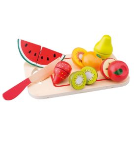 Drewniane owoce do krojenia 8 szt.