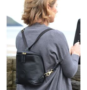 Plecaczek/Saszetka Mini Adult Freedom Pod, skórzany czarny, PacaPod