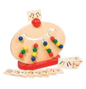 Kolorowa tablica owalna do sortowania kolorów