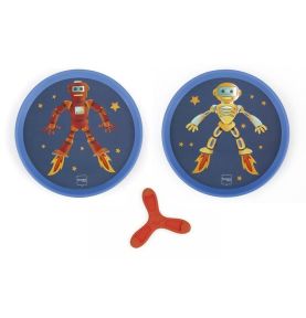 Scratch, Gra zręcznościowa Paletki rzucaj i łap - Robot