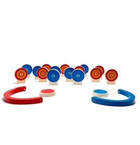 BS Toys, drewniana gra zręcznościowa Kolorowy cel