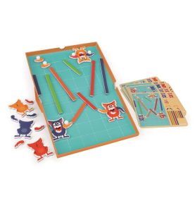 Scratch, magnetyczna układanka - 20 kart zadań Stworki