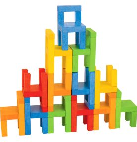 Edukacyjna układanka zręcznościowa - krzesełka