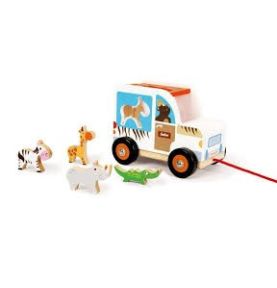 Autko Drewniane Sorter Safari