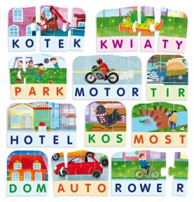 Zabawa i Edukacja - Puzzle Miasto