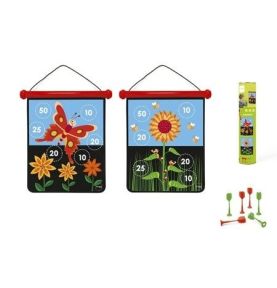 Rzutki magnetyczne kwiatek i motylek