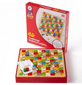 Gra drewniana węże i drabiny