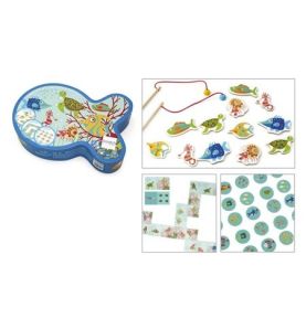 Gra Łowimy Rybki 3w1 - łowienie/memo/domino