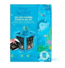 Zestaw kreatywny zdrapka lampion ocean
