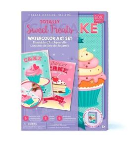 Zestaw artystyczny akwarele mufinki