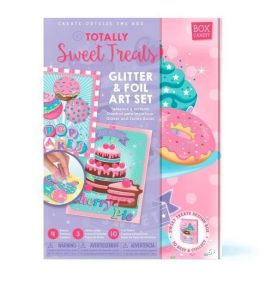 Zestaw artystyczny brokat ciasteczka