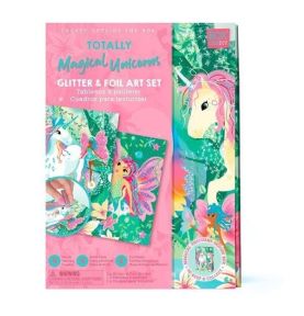 Zestaw artystyczny brokat Jednorożec