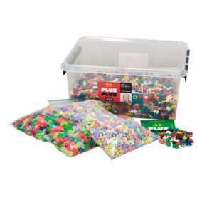 Plus-Plus, Mini Mix ( Basic, Neon, Pastel) - 6000 szt - Edukacja