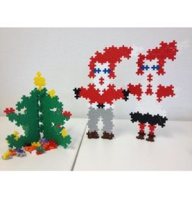 Plus-Plus, Mini Basic - 360 szt. - Święty Mikołaj