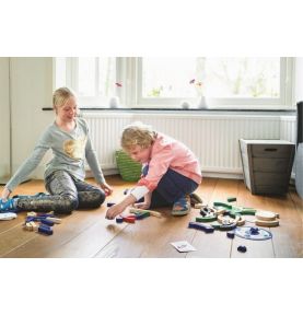 BS Toys, Układanka logiczna drewniana z kartami sport