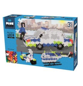 Plus-Plus, Mini Basic - 480 szt. 3w1 Pojazdy policyjne