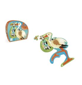 Scratch, Puzzle konturowe Bocian 24 elem.