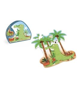 Scratch, Puzzle konturowe Krokodyl 36 elem.