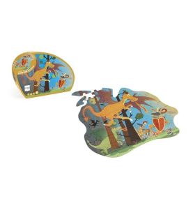 Scratch, Puzzle konturowe Smok 60 elem.