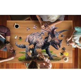 MADD CAPP,  Puzzle konturowe I AM TRICERATOPS - 100 elem.