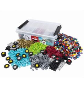 Plus-Plus GO!, Mini Mix- 2600 szt. 10 płytek 40 kół