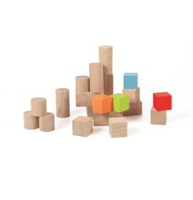 Klocki drewniane do Pchacza