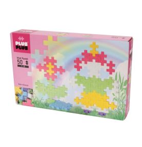 Plus-Plus, Midi Pastel - 50 szt. - Dziewczynka i Kwiatek