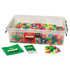 Plus-Plus, Mini Neon - 3600 szt - Edukacja