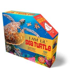 MADD CAPP,  Puzzle konturowe I AM LIL' - Żółw 100 elem.