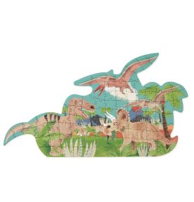 Scratch, Dwustronne Puzzle XL (100 elem) Dinozaury i szkielety