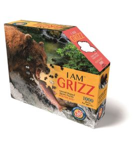 MADD CAPP,  Puzzle konturowe I AM - Grizzly 1000 elem.
