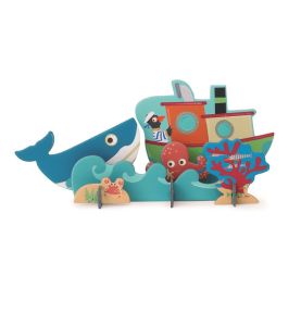 Scratch, Puzzle 2w1 -- 2D i 3D scenografia Ocean