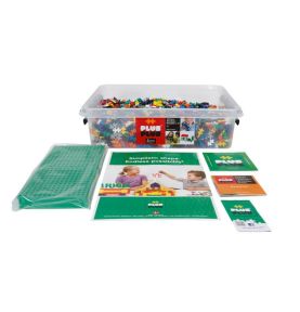 Plus-Plus, Mini Basic - 4000 sztuk (plus 12 sztuk płytek konstrukcyjnych) - Edukacja