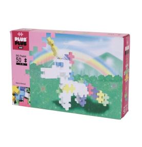 Plus-Plus, Midi Pastel - 50 szt. - Jednorożec
