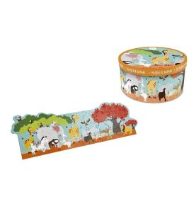 Scratch Puzzle podłogowe SAFARI 36 szt.