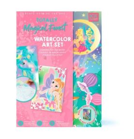Box Candiy, zestaw artystyczny Akwarele jednorożec i wróżka