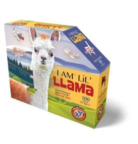 MADD CAPP,  Puzzle konturowe I AM LIL' - Lama 100 elem.