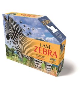 MADD CAPP,  Puzzle konturowe I AM - Zebra 1000 elem.