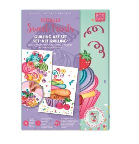 Box Candiy, zestaw artystyczny do quillingu Ciasteczka