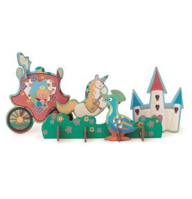 Scratch, Puzzle 2w1 -- 2D i 3D scenografia Księżniczka