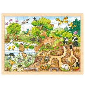 Puzzle świat przyrody
